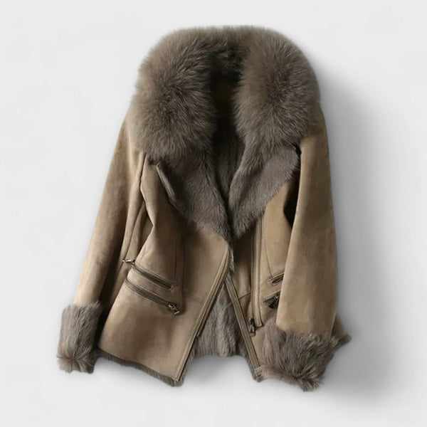 Mariana - Manteau de Luxe en Peau de Mouton