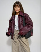 Esme | Veste rouge vintage pour femme