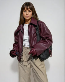 Esme | Veste rouge vintage pour femme