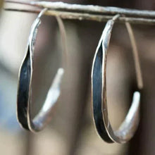 Grands boucles d'oreilles circulaires