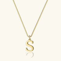 Collier en Or avec Lettre Initiale