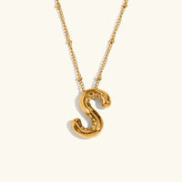 Collier en Or avec Initiale Balloon