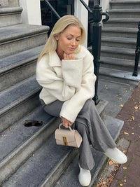 Nereida | Veste courte zippée et col à revers pour femme