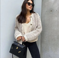 Veda | Manteau en peluche élégant et tendance pour femme