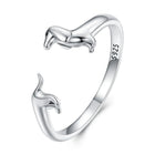 Bague Chien Saucisse (Ajustable)