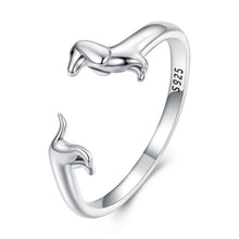 Bague Chien Teckel (Ajustable)