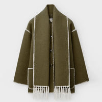 Shaelyn | Veste Écharpe à Devant Drapé pour Femme