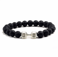 Bracelet d'aromathérapie avec pierres de lave
