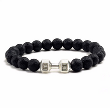 Bracelet d'aromathérapie avec pierres de lave