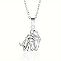 Collier vintage doré avec pierres
