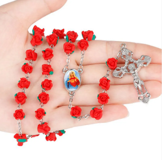 Collier Rosario de Rosas