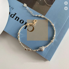 Bracelet carré Amour Argenté