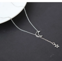 Collier court Étoile de la Lune