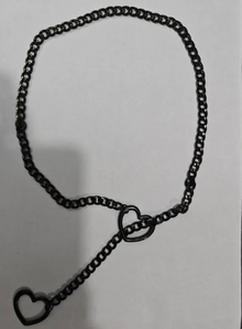 Collier Lara avec cœur en acier inoxydable
