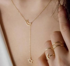 Collier court Étoile de la Lune
