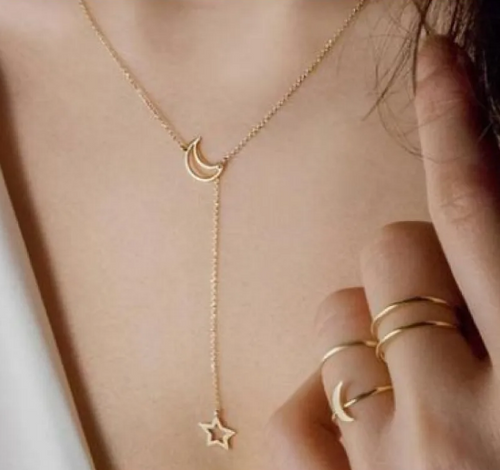 Collier court Étoile de la Lune