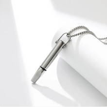 Collier avec sifflet de résistance respiratoire