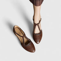 Delphine | Sandales Plates Élégantes