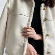 Rosalind | Veste d'hiver luxueuse en daim pour femme