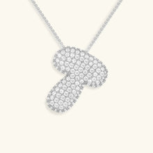 Collier en Diamants avec Initiale en Bulle