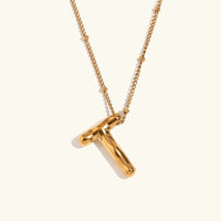 Collier en Or avec Initiale Balloon