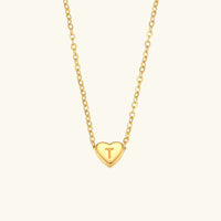 Collier en Or avec Initiale en Cœur
