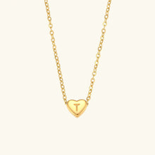 Collier en Or avec Initiale en Cœur