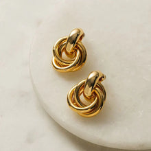 Boucles d'Oreilles Entrelacées | Or