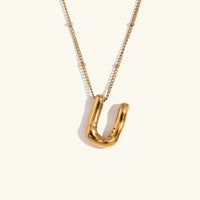 Collier en Or avec Initiale Balloon