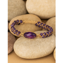 Bracelet élégant en améthyste