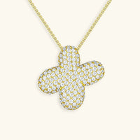 Collier en Diamants avec Initiale en Bulle