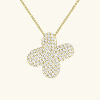 Collier en Diamants avec Initiale en Bulle