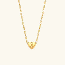 Collier en Or avec Initiale en Cœur