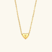 Collier en Or avec Initiale en Cœur