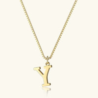 Collier en Or avec Lettre Initiale