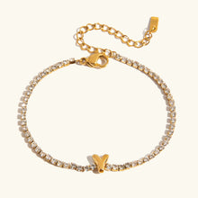 Bracelet Élégant en Or avec Lettre en Bulle