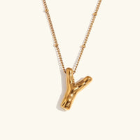 Collier en Or avec Initiale Balloon