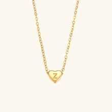 Collier en Or avec Initiale en Cœur