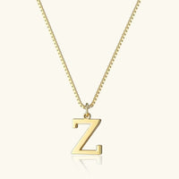 Collier en Or avec Lettre Initiale