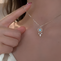 Collier avec pierre de lune - Attrape-rêves