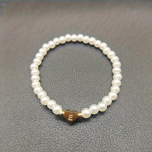 Bracelet Élégant en Cœur avec Initiale