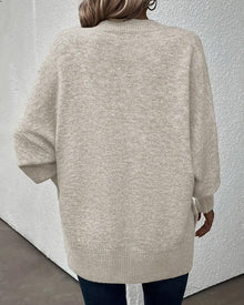 Pull Manche Lanterne Encolure En V