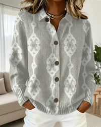 Gilet Col Polo Simple Rangée