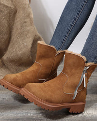 Bottes D’Hiver Pour Femme Avec Doublure En Polaire