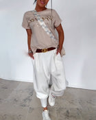 Pantalon Mode Couleur Unie Court