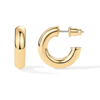 Boucles d'oreilles créoles épaisses | Or