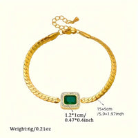 Bracelet Émeraude Divine