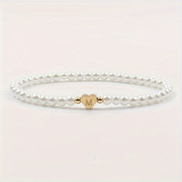 Bracelet Élégant en Cœur avec Initiale