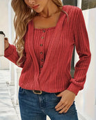 Pull Faux Deux-Pièces Tricoté