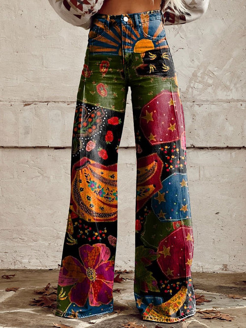 Pantalons Vintage Boho - Freesia